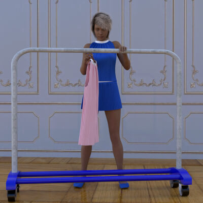 Alessia Pleated Collection for Genesis 8 Female