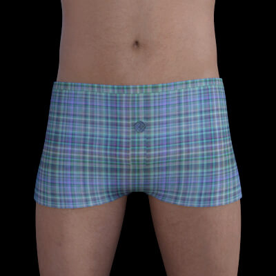 Boxer Buttoned Fly for Genesis 8 Male