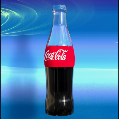 Classic Cola Glass Bottle by DoroThee237