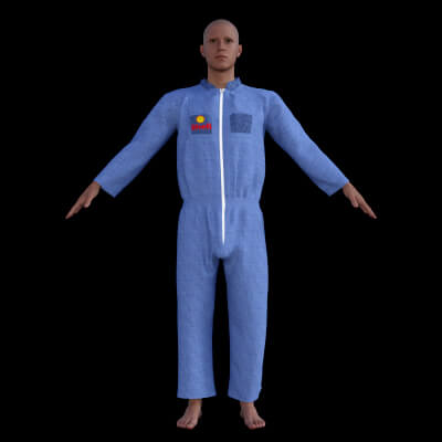 Gas Station Overall Long Sleeves for G9M by DoroThee237
