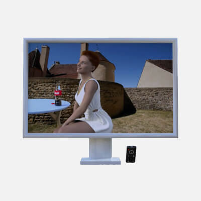 LED TV and Remote Control Bundle