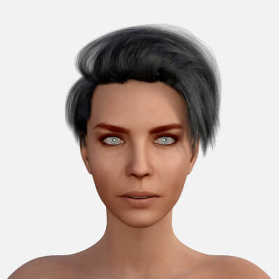 Mauricette - Realistic Character Head for G8f