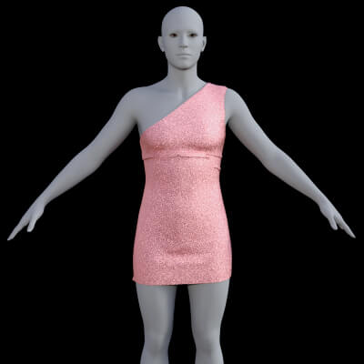 Oneshoulder Dress for G9F