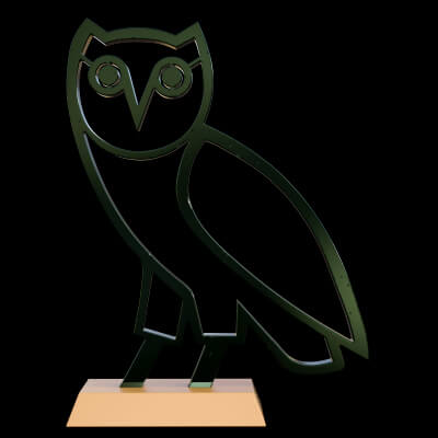 Owl on Its Base