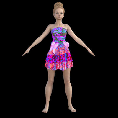 Polka Dress for G8F