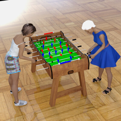 Poses for G8F Play Table Football