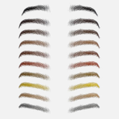 Realistic Eyebrows for G8F by DoroThee237