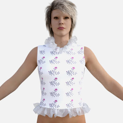 Ruffle Top for G9F