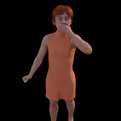 Sleeveless Turtleneck Dress for G9