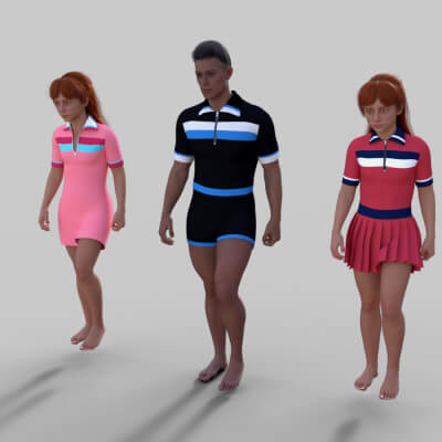 Sporty Polo Outfit Set for G9 Bundle by DoroThee237