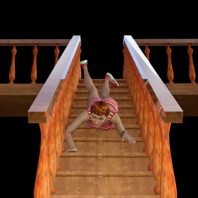 T Stairs Poses for G8F