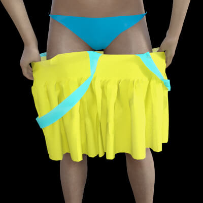Undress Skirt2 for G8F Bundle by DoroThee237