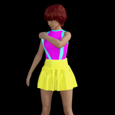 Undress Skirt2 for G8F Pack1
