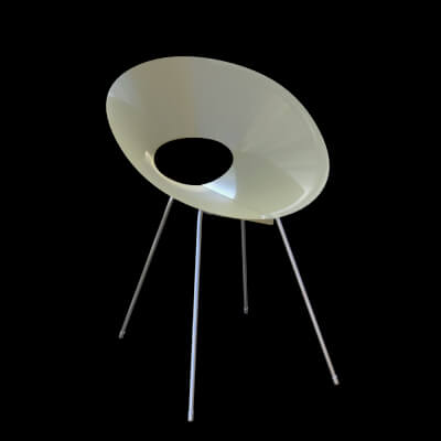 Vintage Silhouette &ndash Mid-century Chair