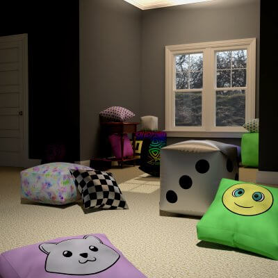 DoubleLs Simple Pillow Props