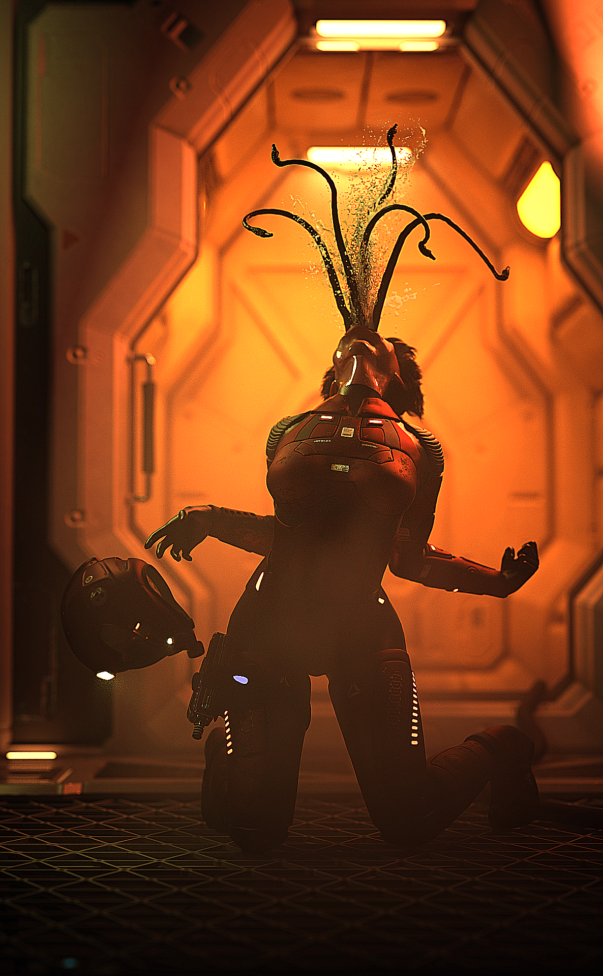 Infestation 3D Render, Digital Art by Draconus