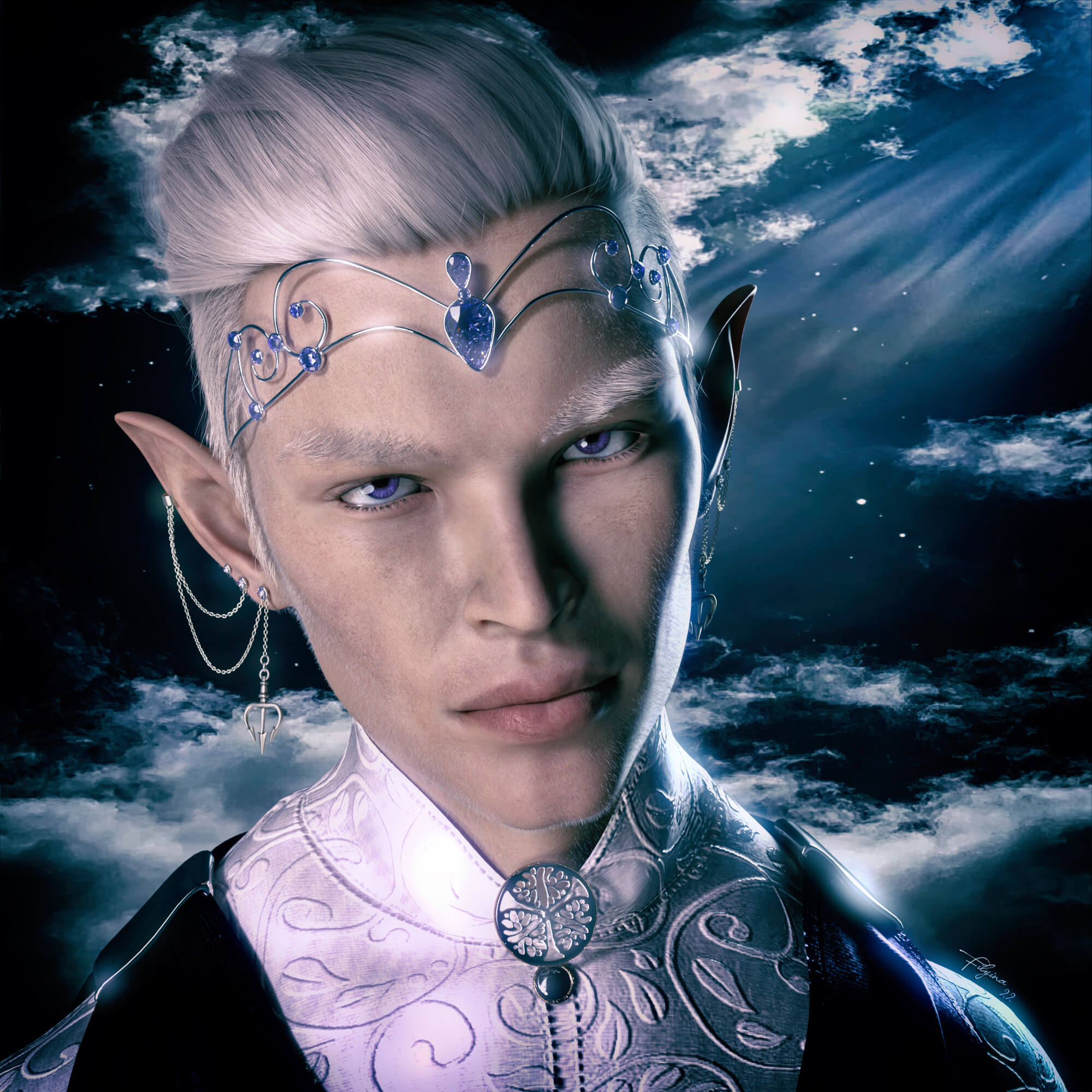 Orion 3D Render, Digital Art by Dragona