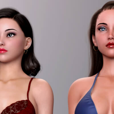 Dgp3D Female Morphs Pack I