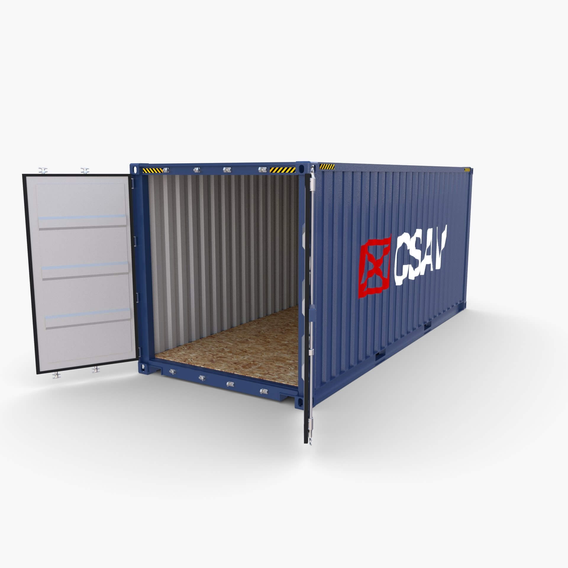 20ft Shipping Container CSAV V2 - 3D Model by dragosburian