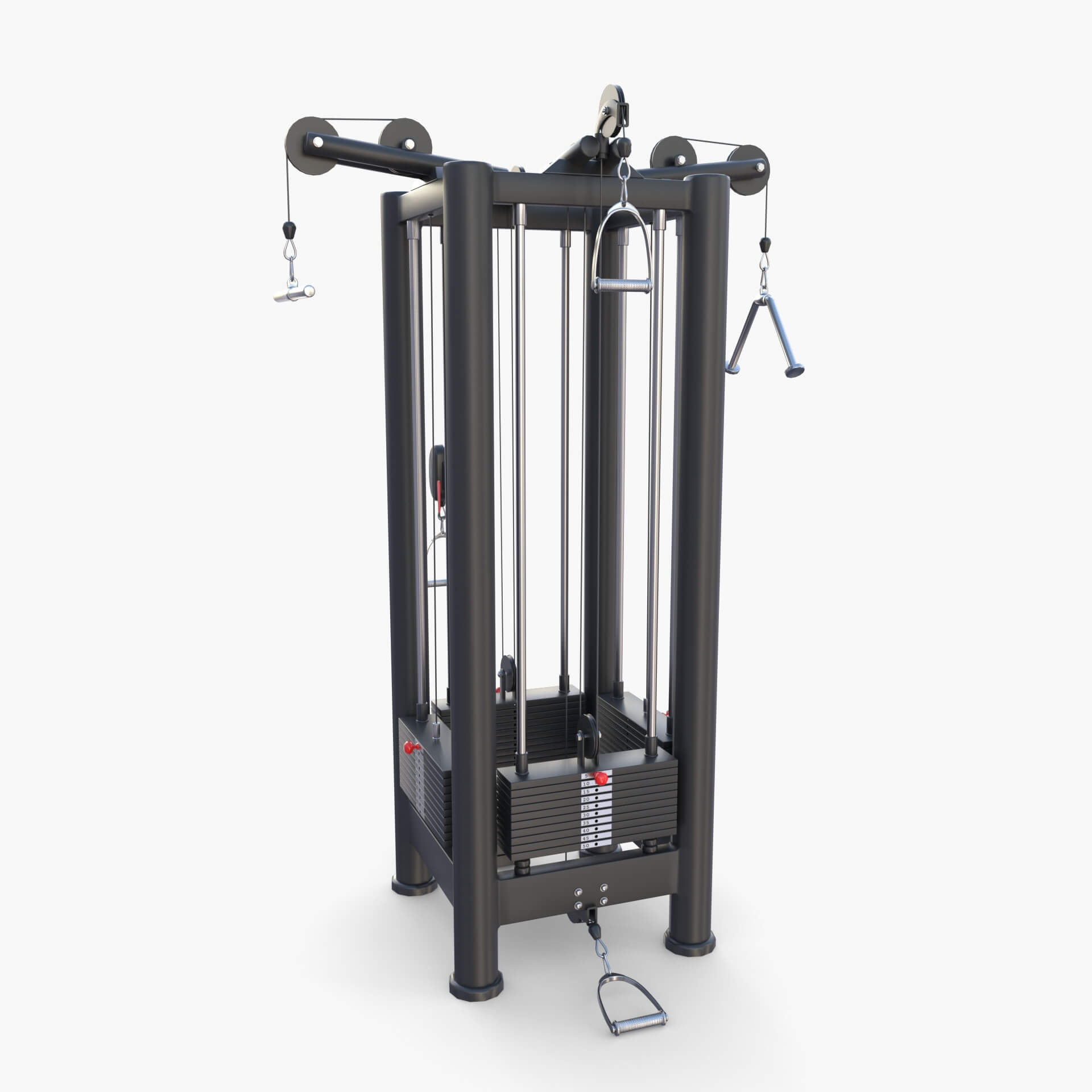 outdoor 4 multi station at ₹ 115000 piece | gym... 4 Station Multi Gym - 3D Model by dragosburian