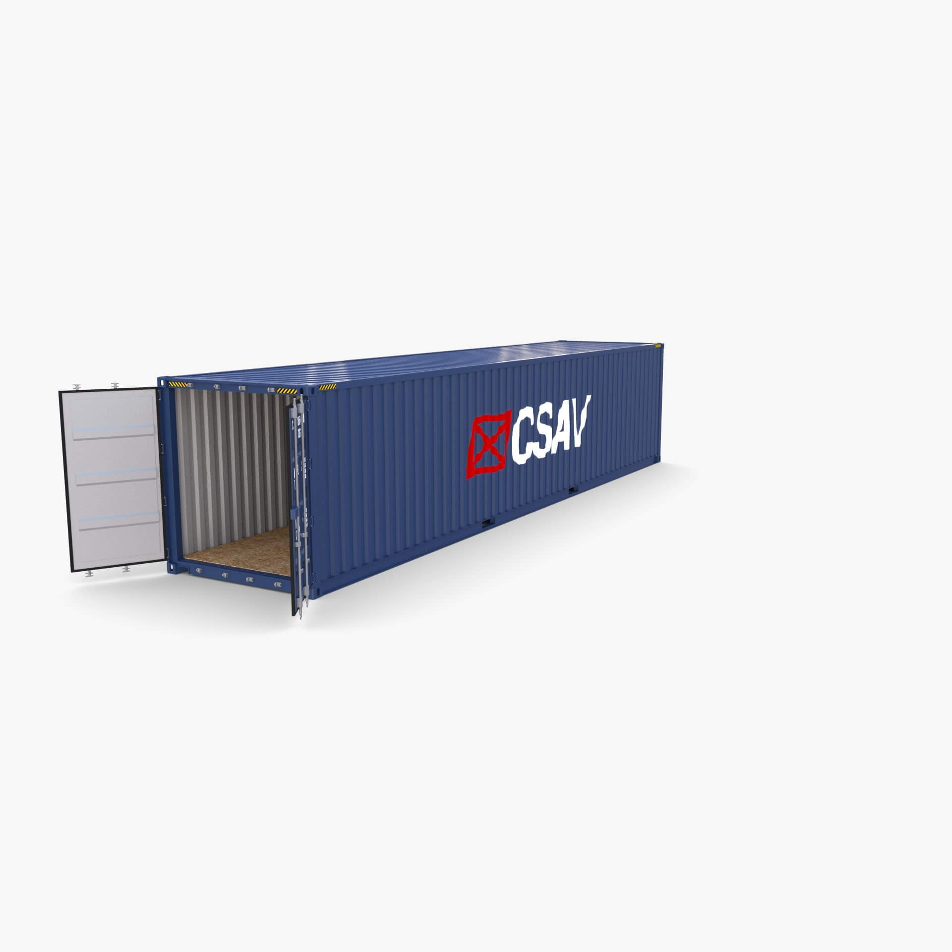 40ft Shipping Container CSAV V2 - 3D Model by dragosburian