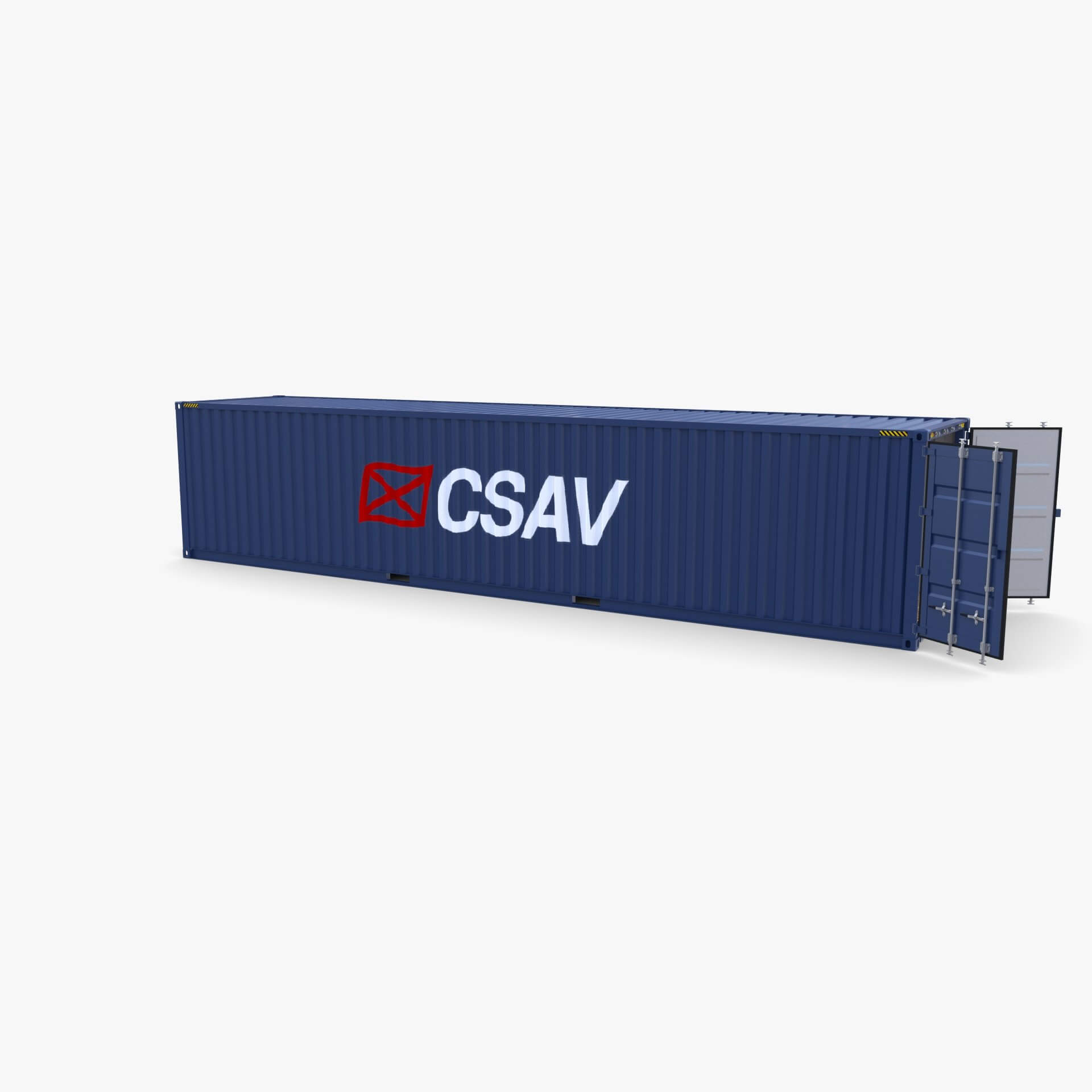 40ft Shipping Container CSAV V2 - 3D Model by dragosburian