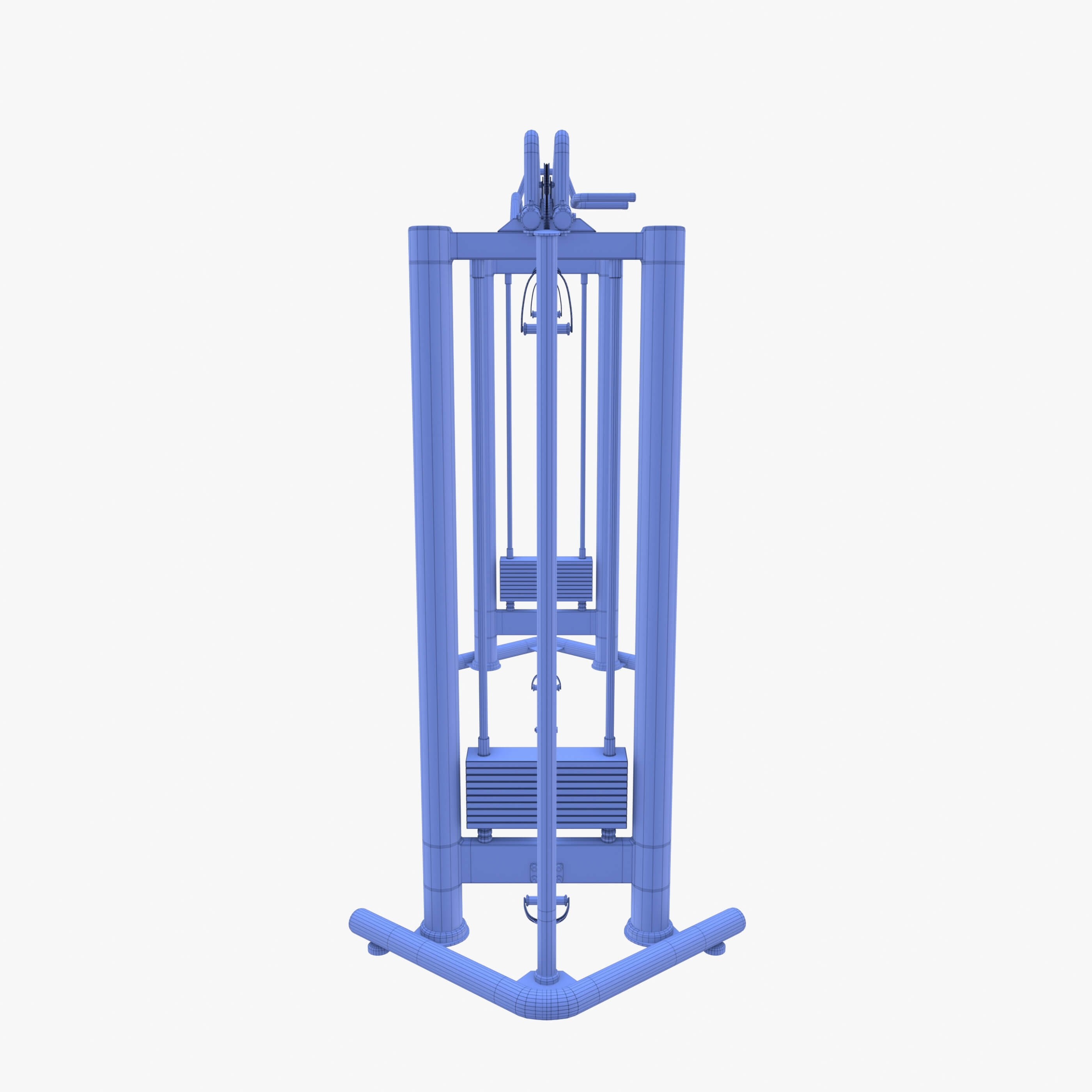 Cable Crossover 3D Model by dragosburian