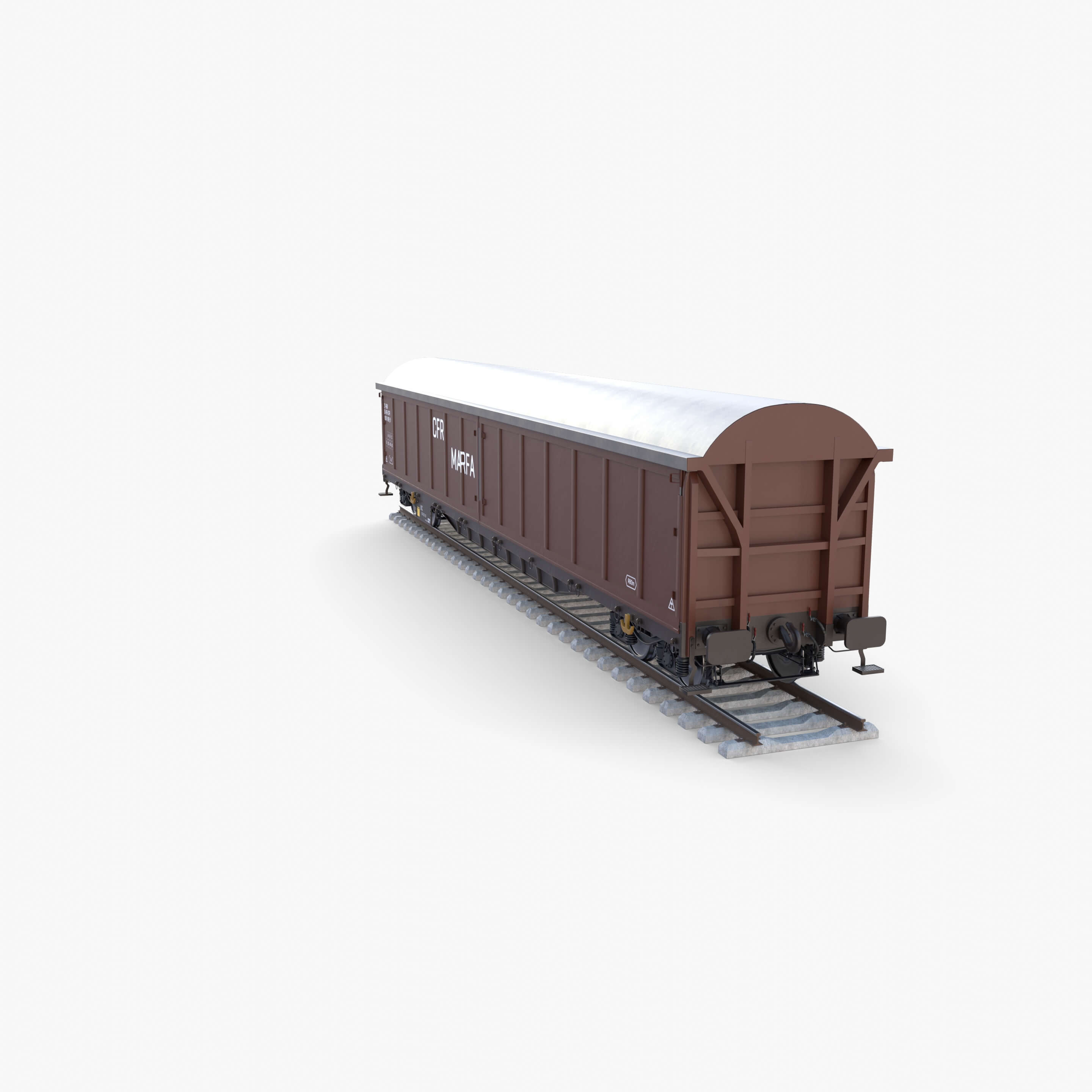 Cfr Boxcar Rail Car V2 - 3D Model by dragosburian