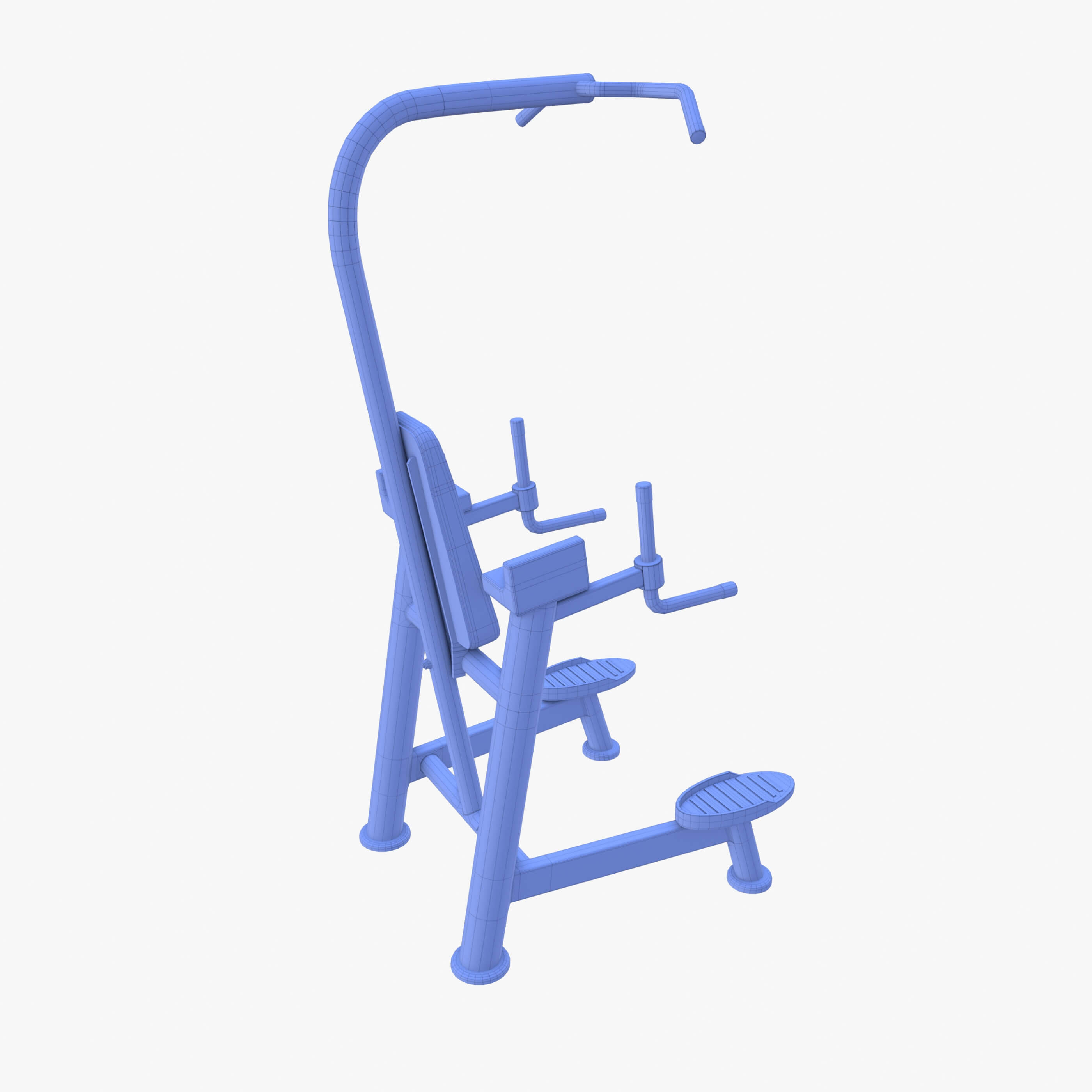 Chin Up and Dip Station V1 3D Model by dragosburian