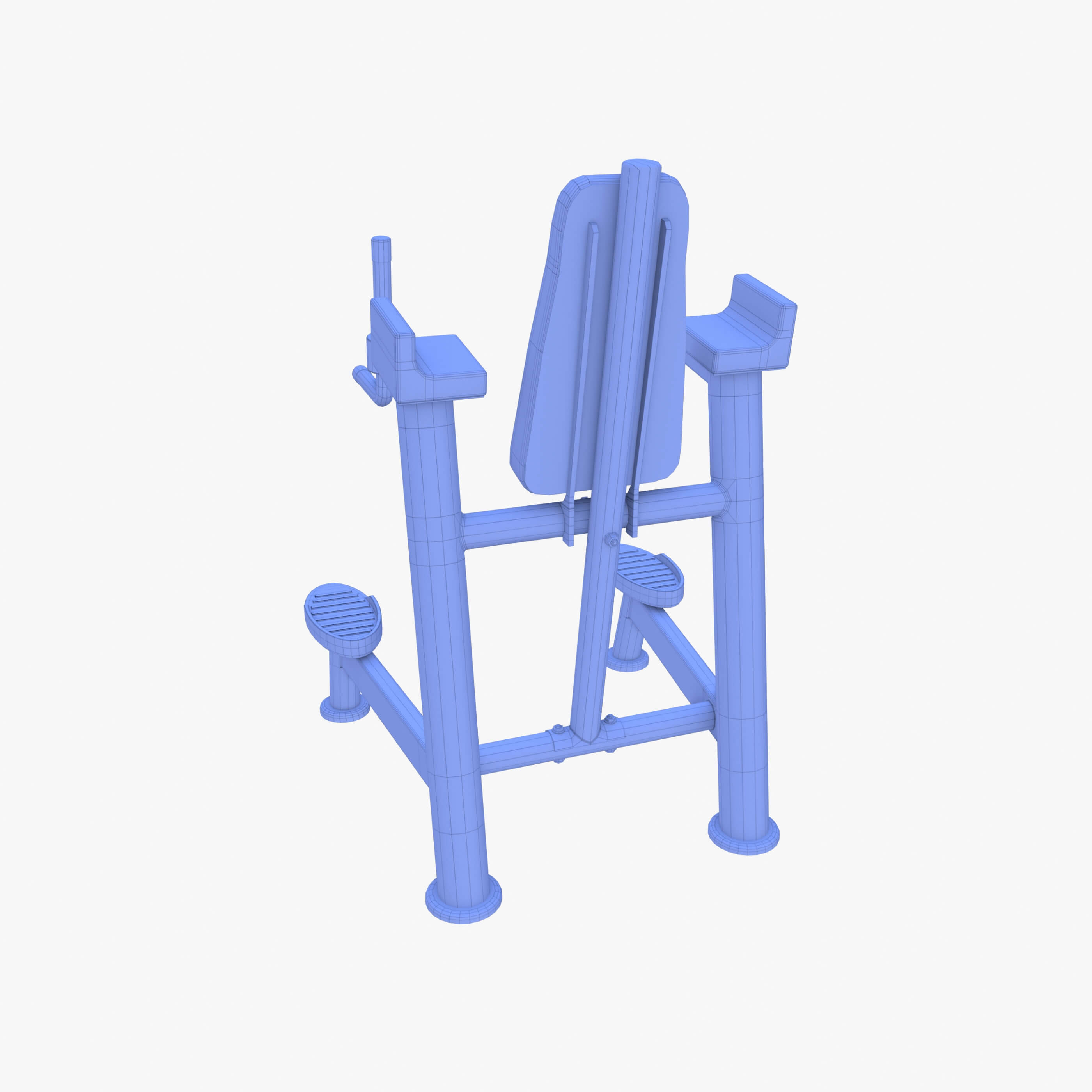 Chin Up and Dip Station V2 3D Model by dragosburian