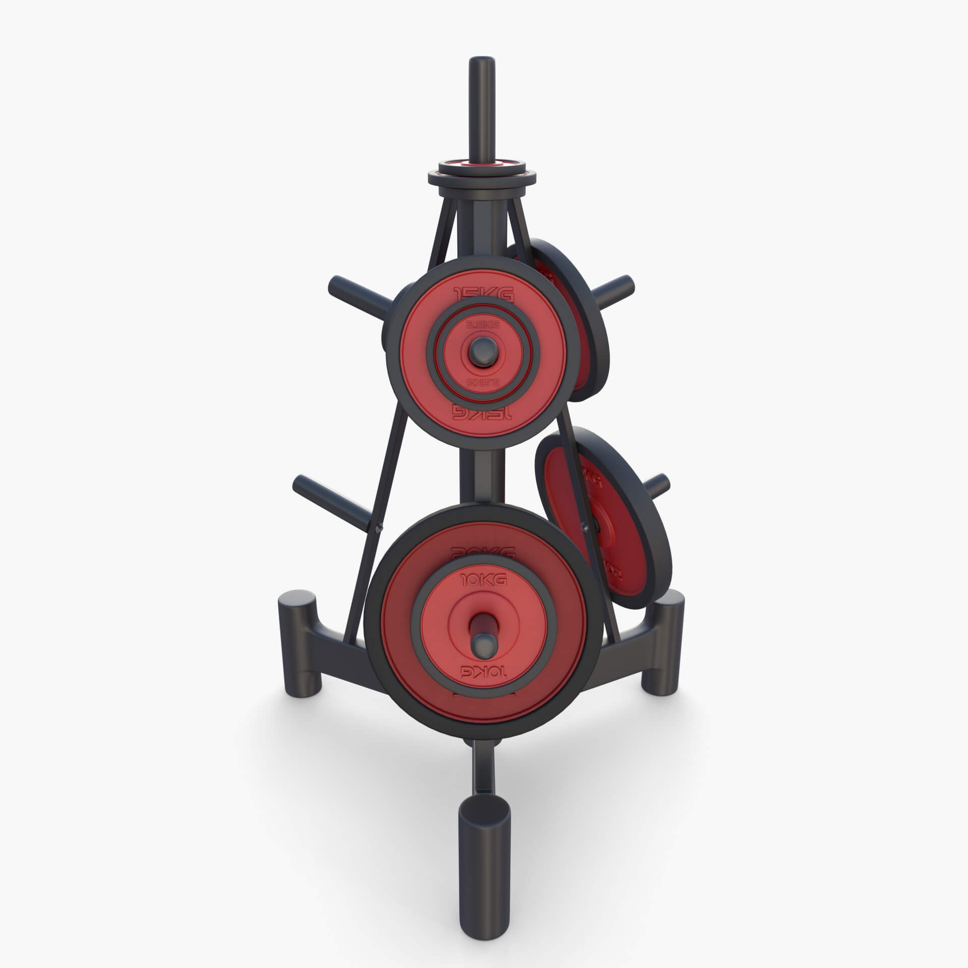 Disk Rack V2 - 3D Model by dragosburian