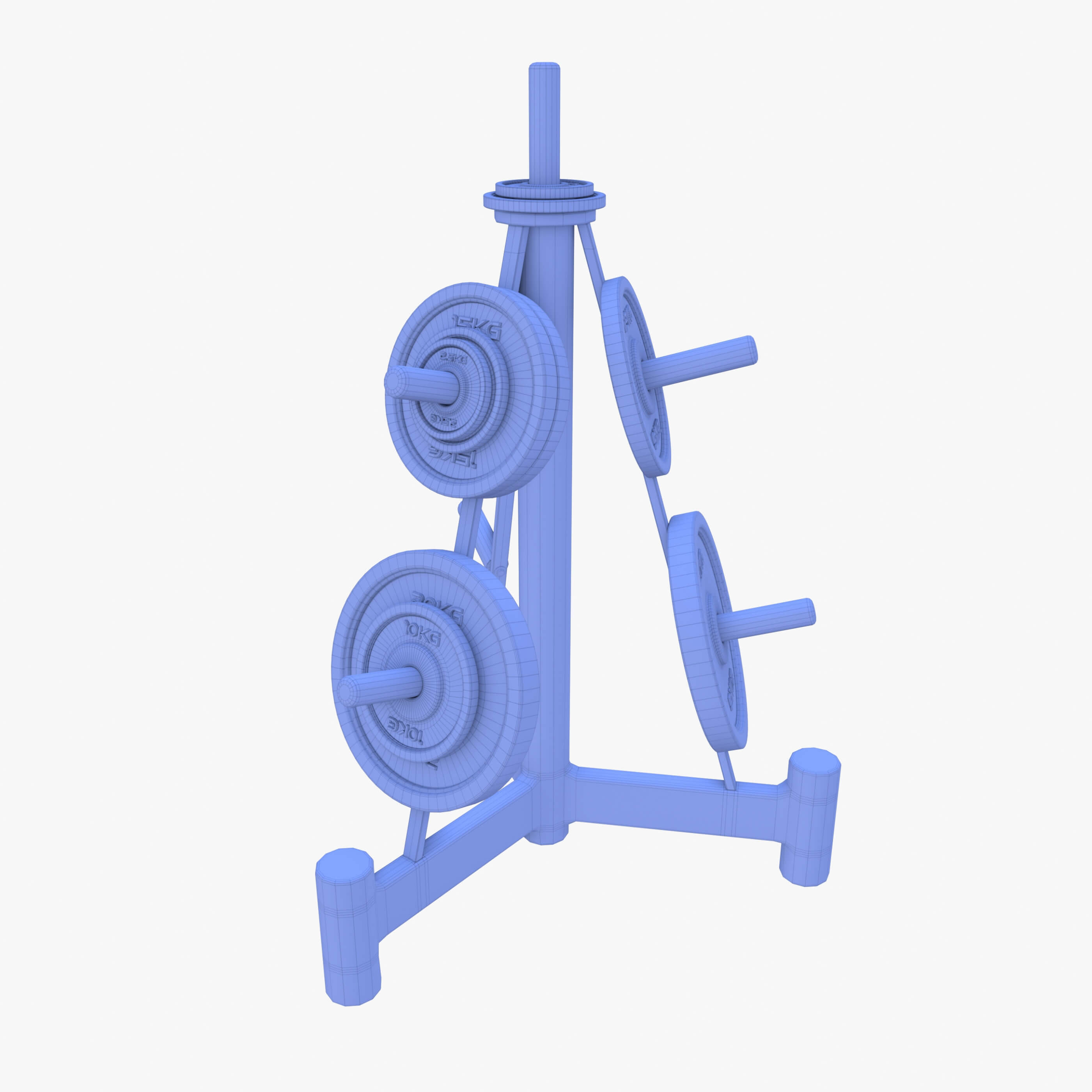Disk Rack For Model Disk Rack V2 - 3D Model by dragosburian