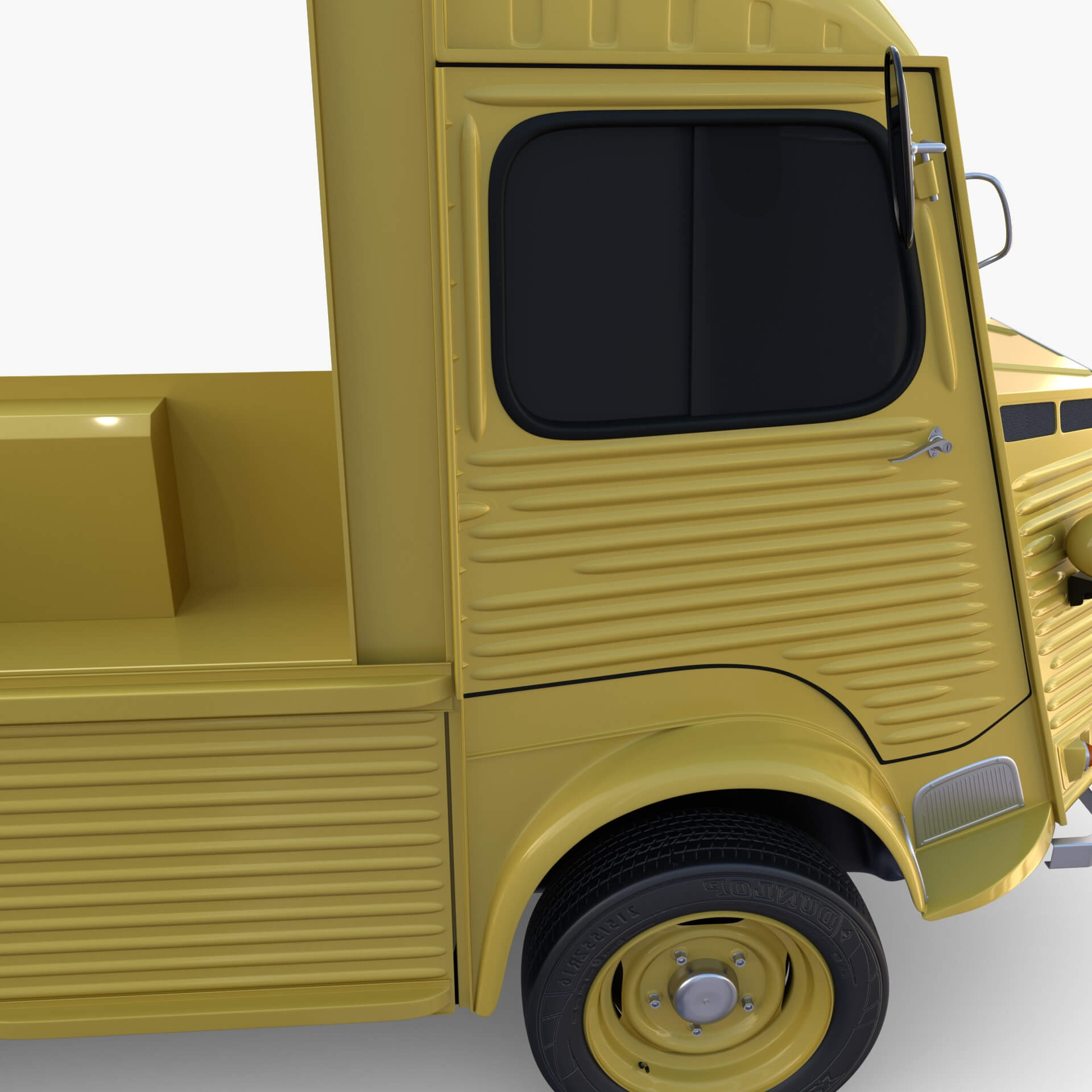 Generic 40s Van Pick Up V3 3D Model By Dragosburian