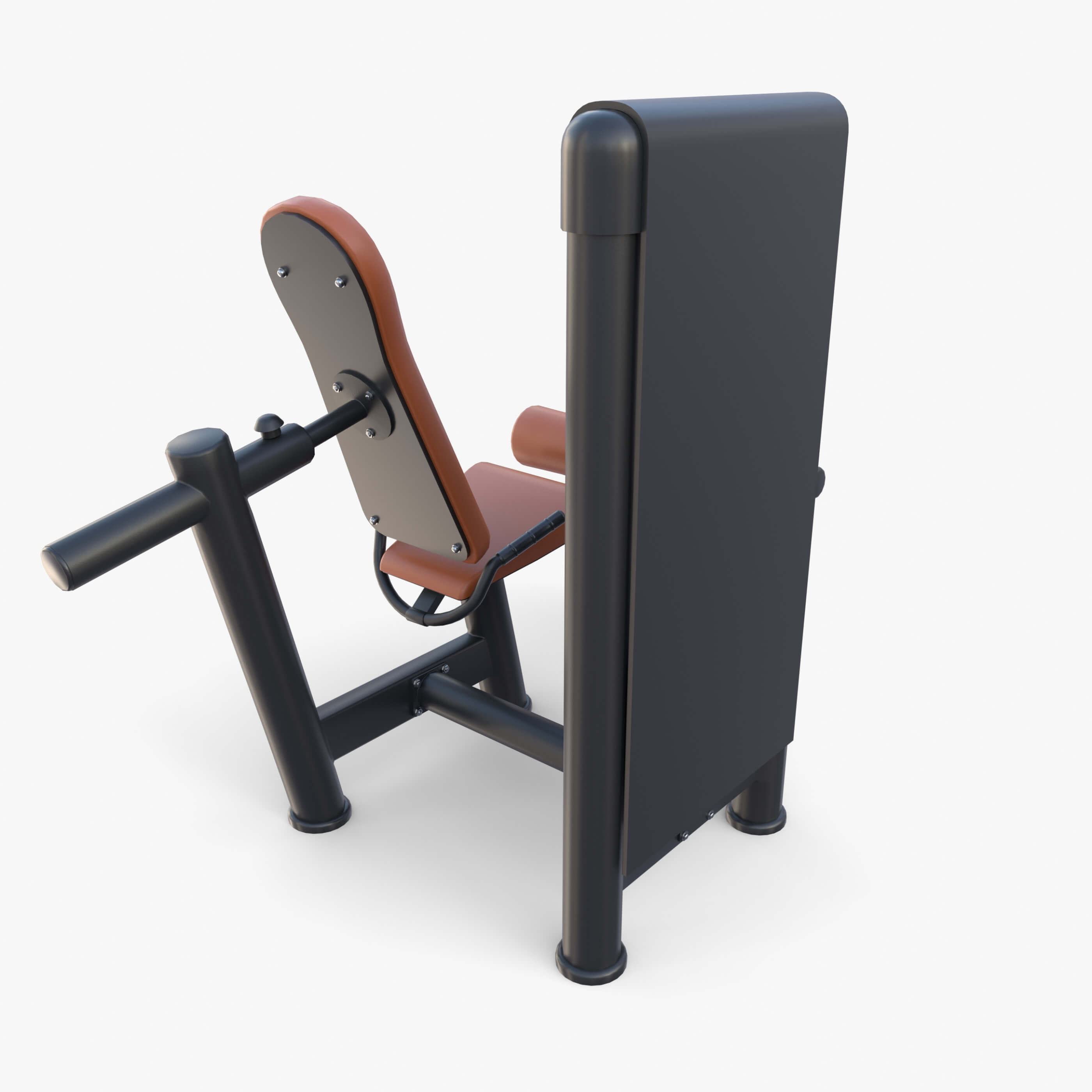 Leg Curling Machine 3D Model by dragosburian