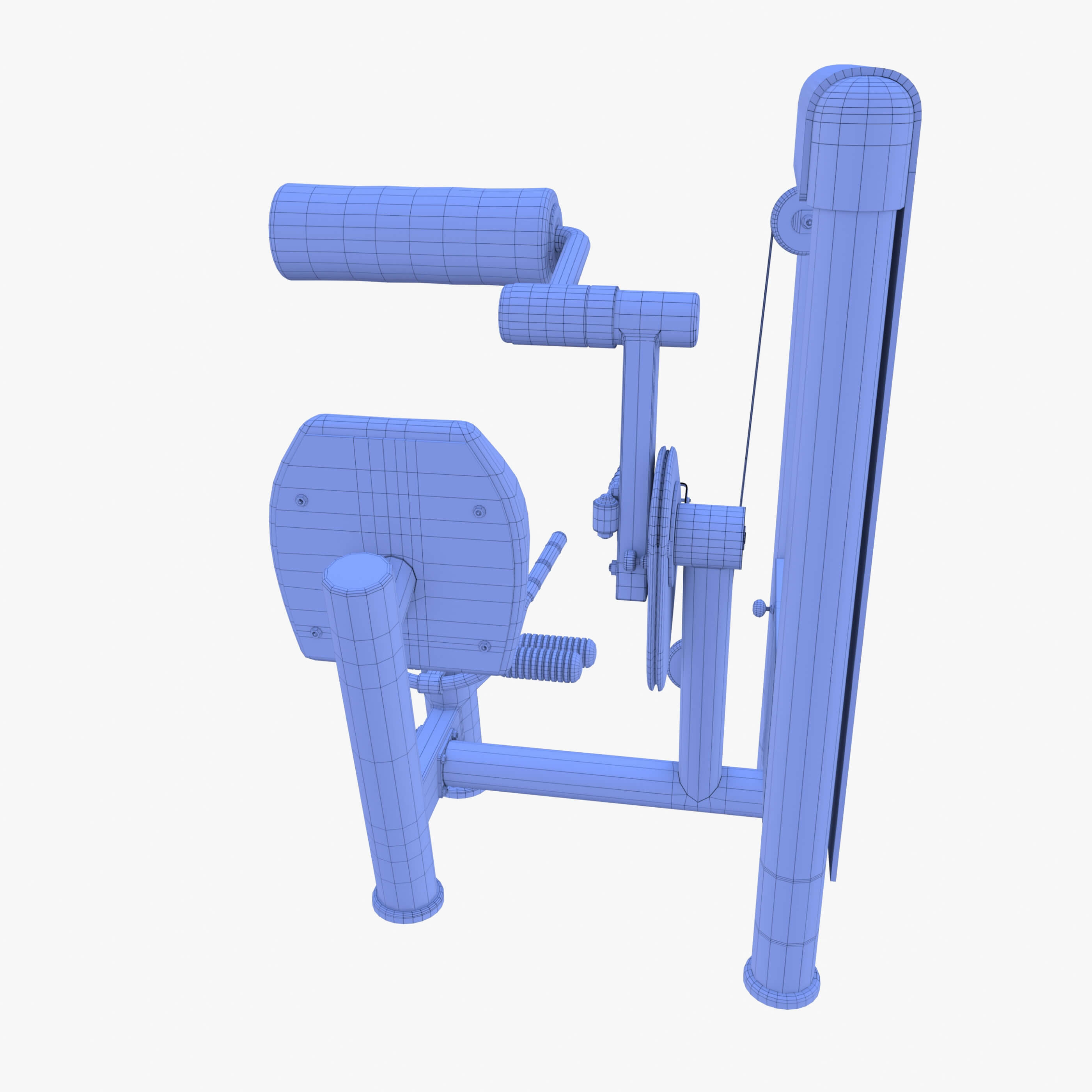 Lower Back Machine 3D Model by dragosburian