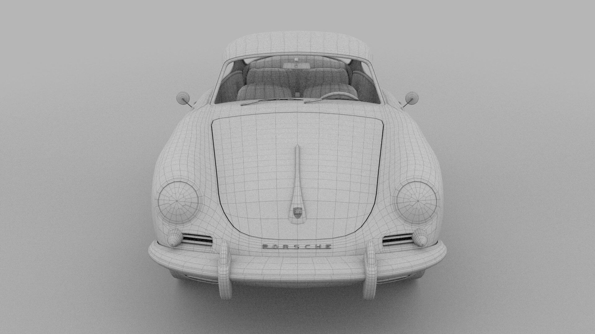 Porsche 356 - 3D Model by dragosburian