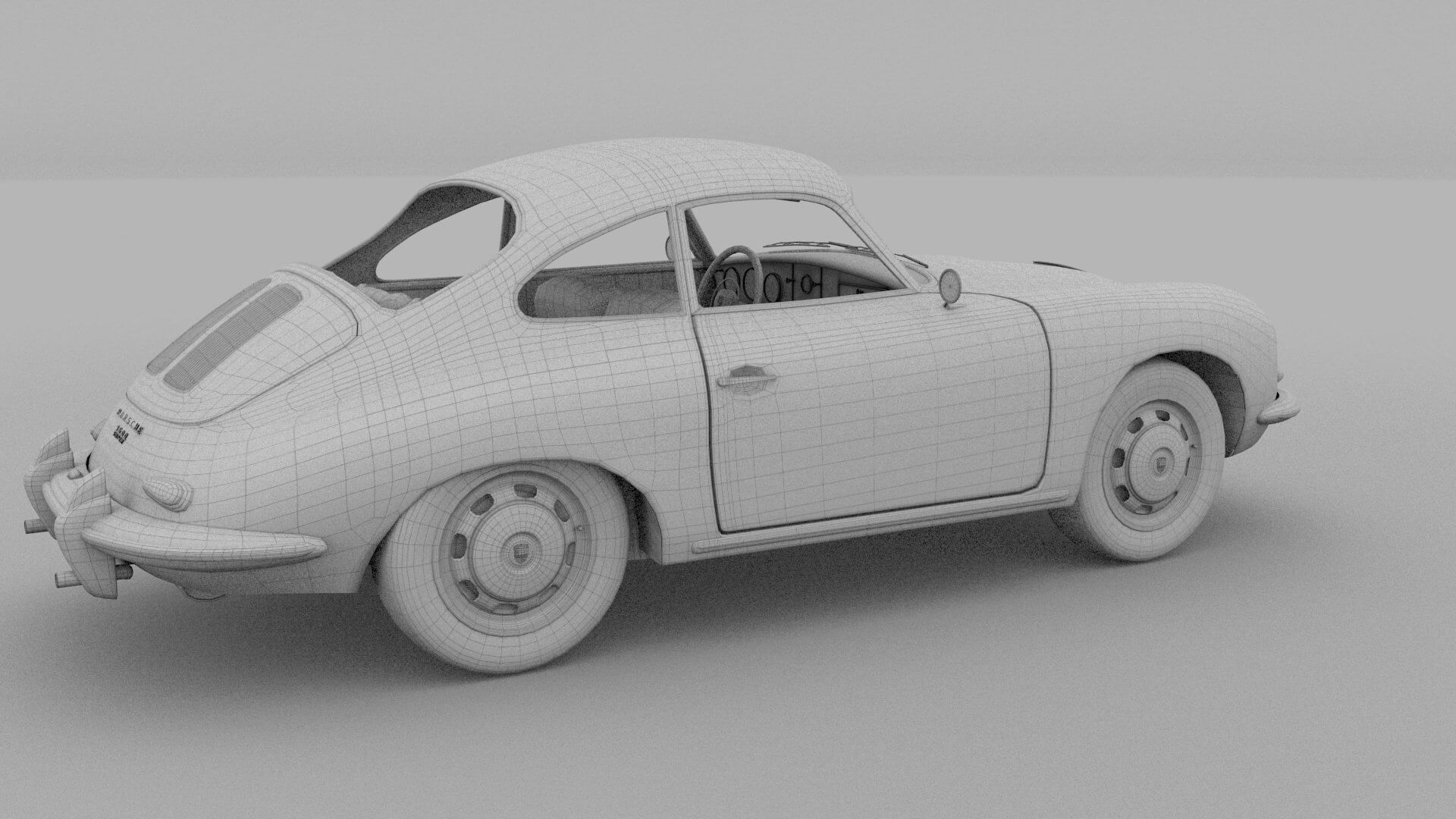 Porsche 356 - 3D Model by dragosburian