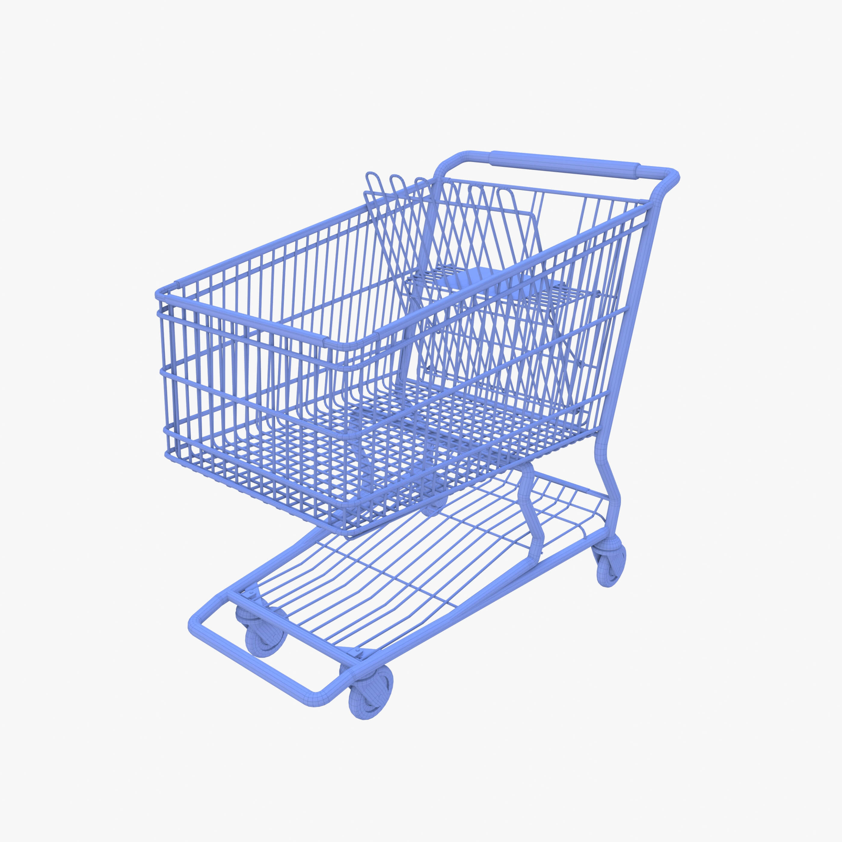 Shopping Cart V6 - 3D Model by dragosburian