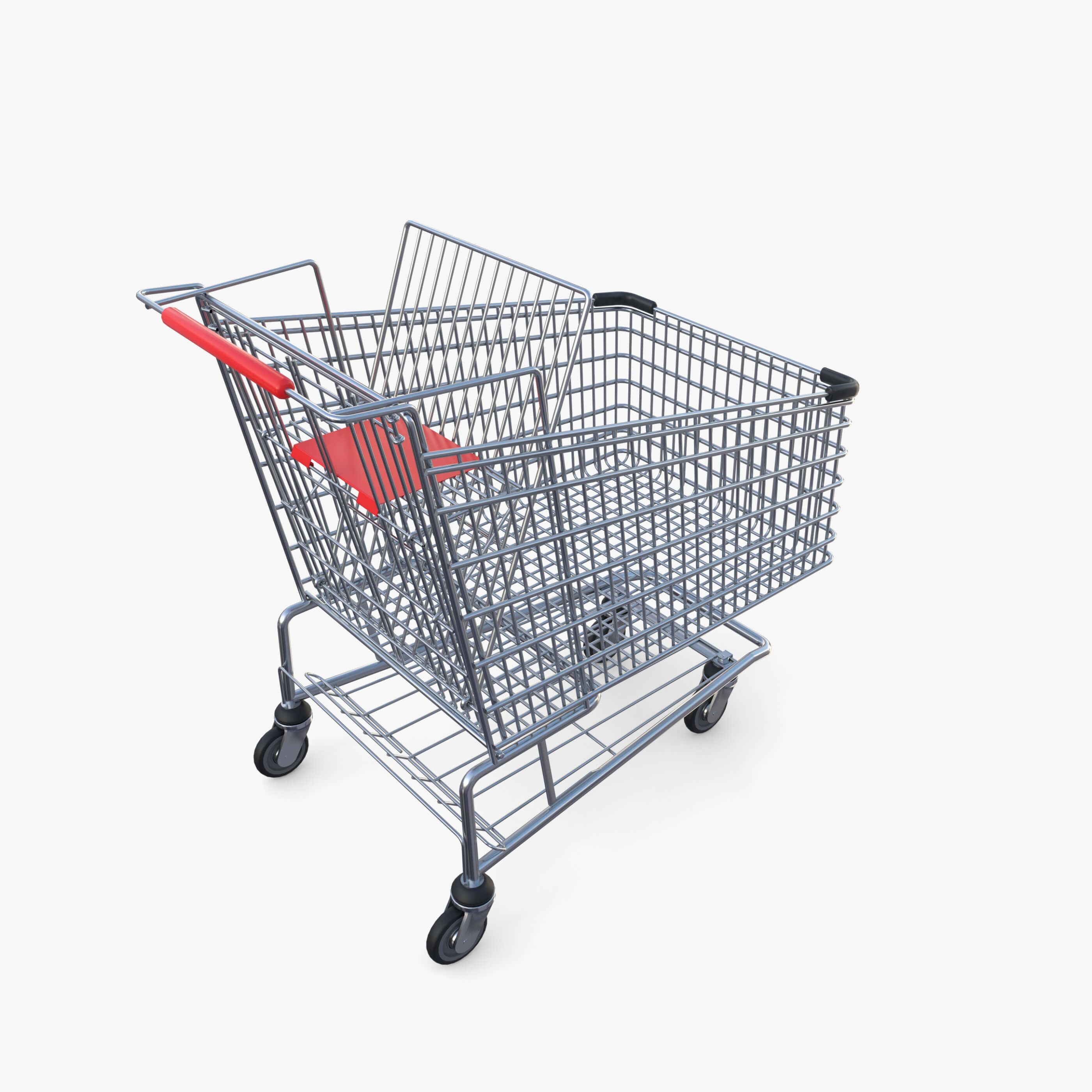 Shopping Cart V8 3D Model by dragosburian