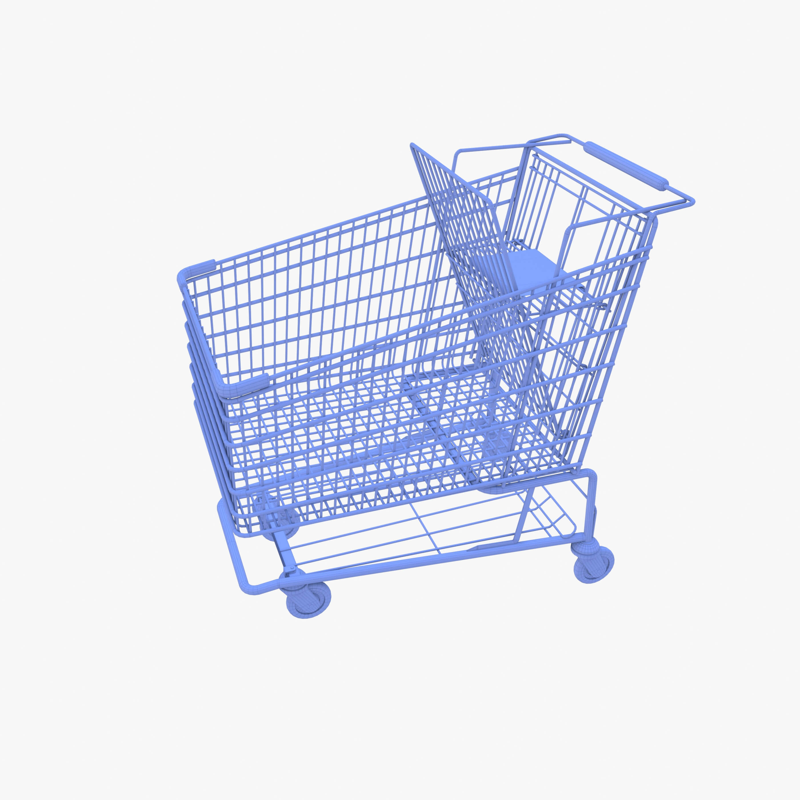 Shopping Cart V8 3D Model by dragosburian