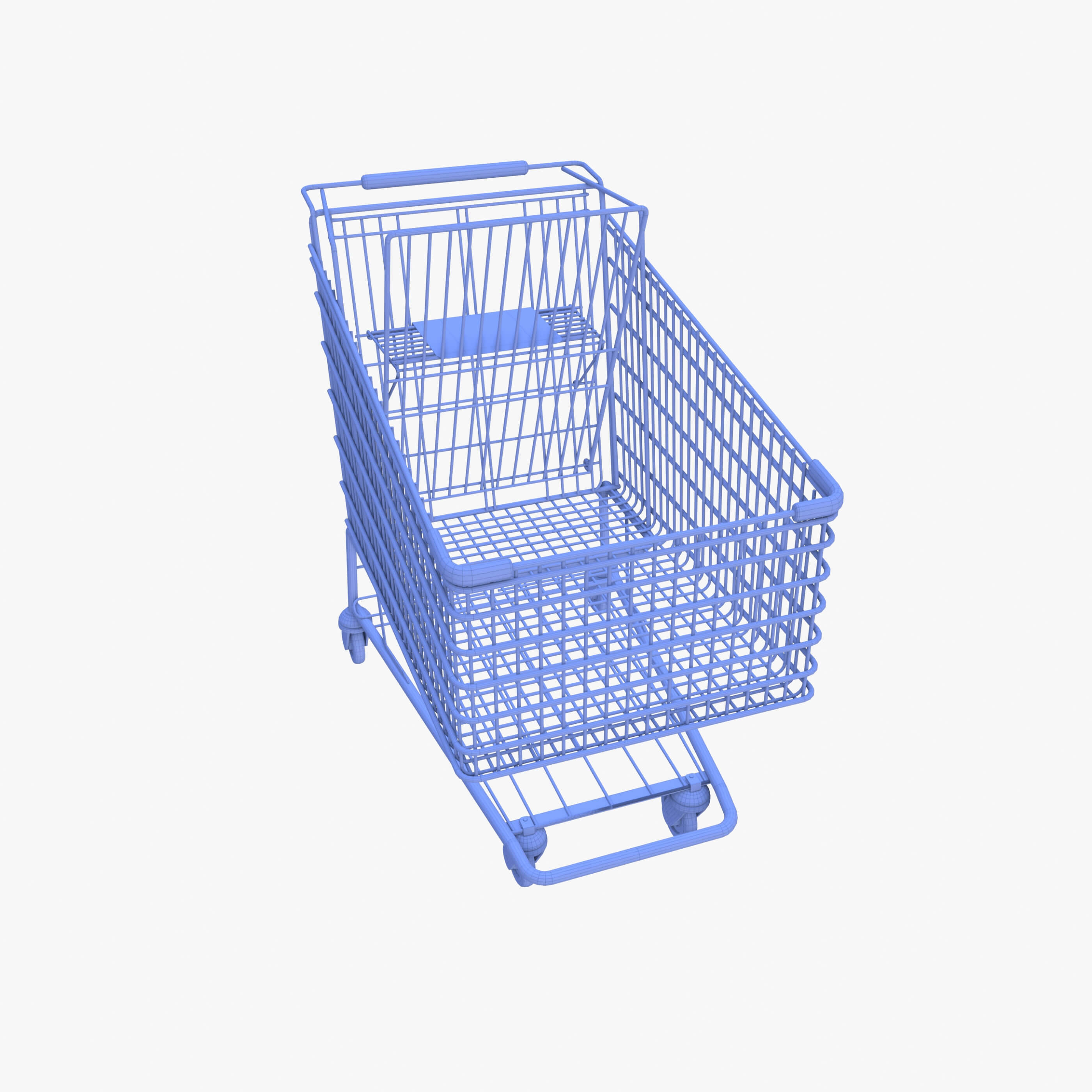 Shopping Cart V8 3D Model by dragosburian