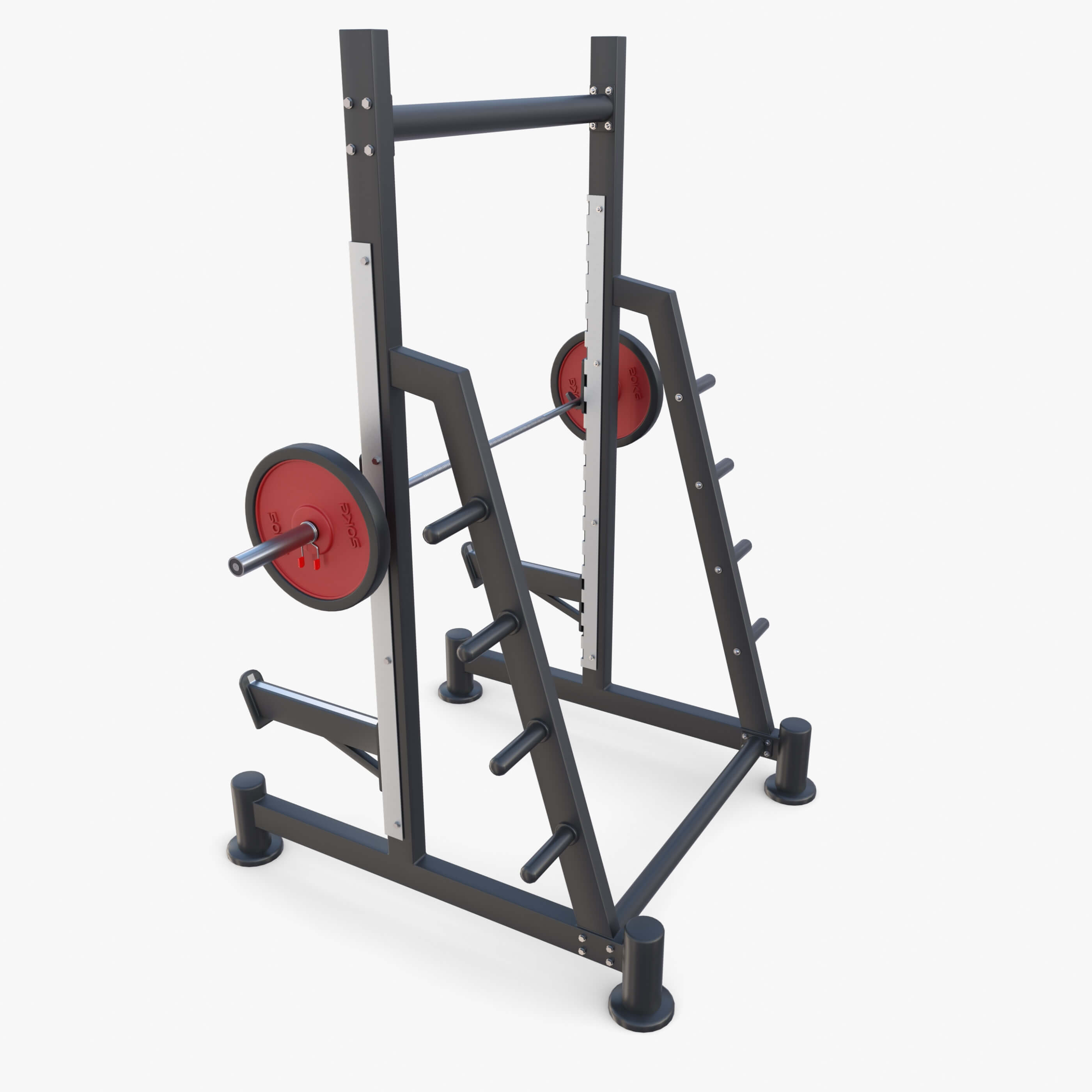 Squat Rack 3D Model by dragosburian