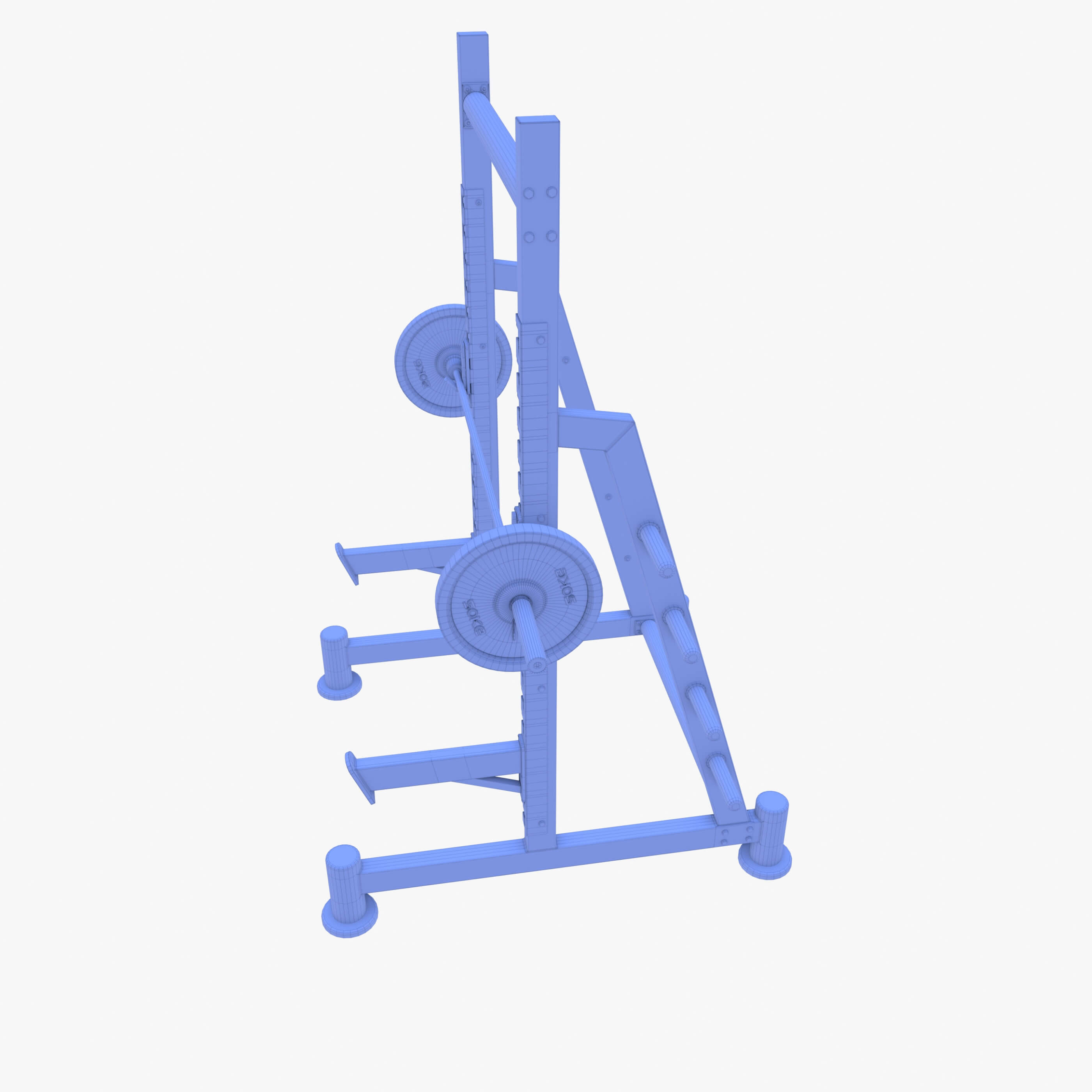 Squat Rack - 3D Model by dragosburian