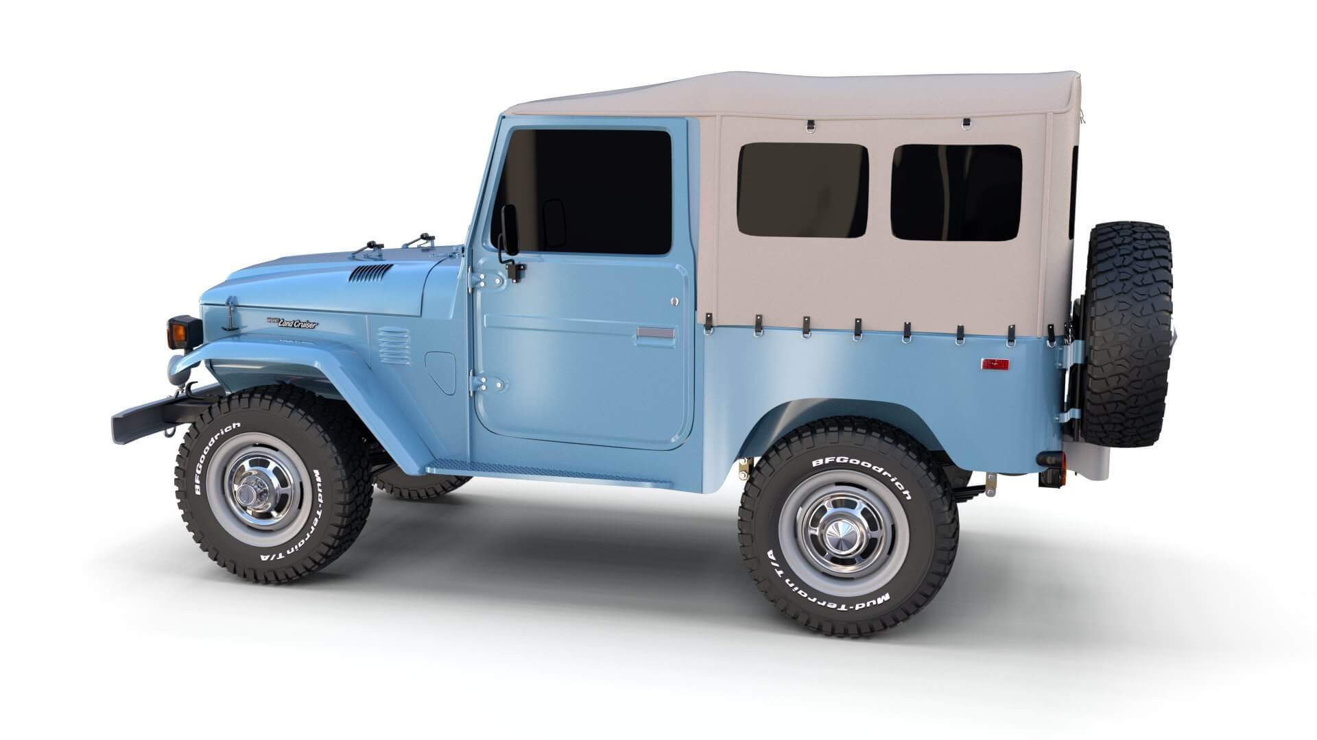 Toyota Land Cruiser FJ 40 Soft Top - 3D Model by dragosburian