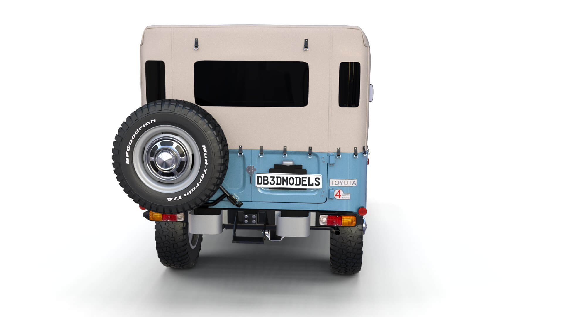 Toyota Land Cruiser FJ 40 Soft Top - 3D Model by dragosburian