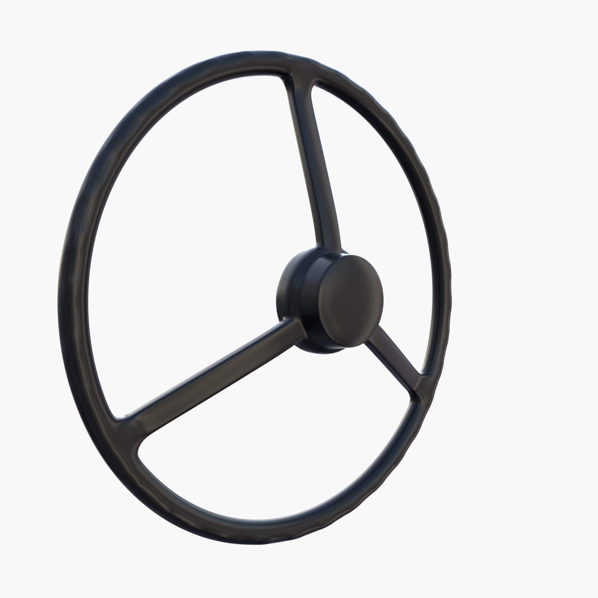 Tractor Steering Wheel 3D Model by dragosburian