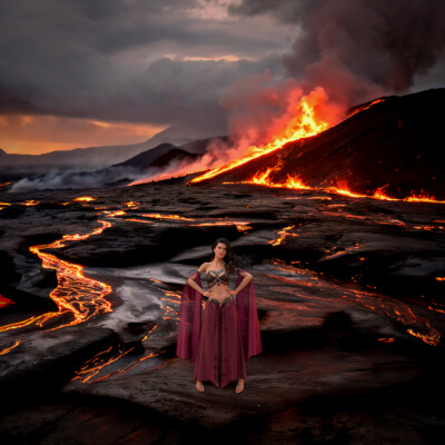 2.5D Scenes - Lava Fields 1 - DAZ Studio