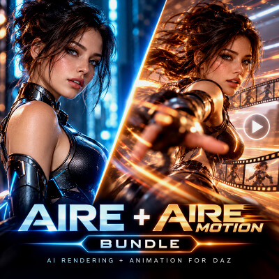 AIRE AIRE Motion Bundle - AI Rendering Animation for DAZ