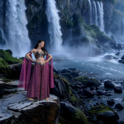 Animated Landscapes - Waterfall 1 - DAZ Studio
