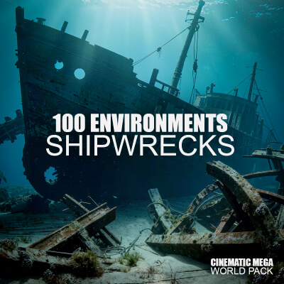 Cinematic Shipwrecks - 100 Environments